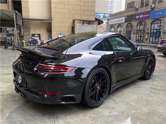 保時捷911-S80C隱形車衣案例